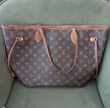 Usado, Bolsa tote Louis Vuitton Neverfull MM monograma de lona marrom comprar usado  Enviando para Brazil