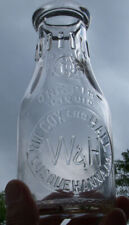 Wilcox & Hall Dairy, Susquehanna, PA pint ISP milk bottle for sale  Shipping to Canada