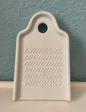 Grater for Ginger/Garlic White Ceramic 5"L x 3.25"W, used for sale  Shipping to South Africa