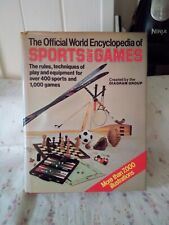 The Official World Encyclopedia of Sports and Games Hardback Book (1979) VGC for sale  TONYPANDY
