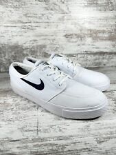 Men's Nike SB Zoom Stefan Janoski White Canvas Skateboard Shoes Sz 10.5 for sale  Shipping to South Africa