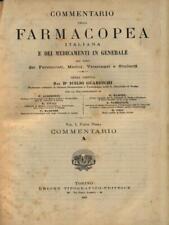 Farmacopea italiana vol. usato  Italia