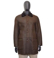 2850$ Men Longhi Leather Shearling Coat 50IT 40US/UK M Jacket Loro Piana Zilli for sale  Shipping to South Africa