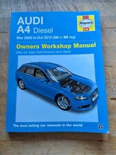 Used, Audi A4 (B8) 2.0 Diesel (2008-2015) Haynes Workshop Manual for sale  Shipping to South Africa