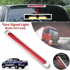 12V LED Car Truck Trailer Turn Signal Brake Tail Lamp Flowing Red Yellow Light comprar usado  Enviando para Brazil
