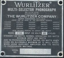Wurlitzer 2700 584860 for sale  Napa