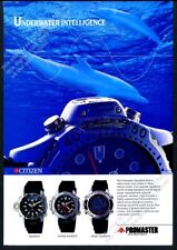 1994 Citizen Promaster Analógico Aqualand Hyper 3 relógio de mergulho foto anúncio impresso vintage comprar usado  Enviando para Brazil