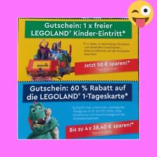 Legoland gutschein 4x60 gebraucht kaufen  Schorndorf