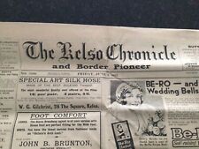 Newspapers kelso chronicle for sale  GLASGOW