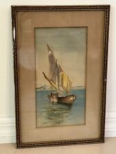 Antique watercolor painting for sale  Edgewater