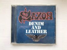 Saxon denim leather for sale  BOLTON