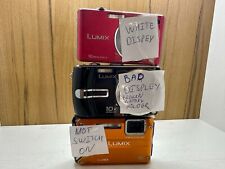 Lote de 3 câmeras digitais Panasonic Lumix para peças ou não funcionando comprar usado  Enviando para Brazil