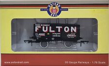 Oxford Rail OR76MW7018 7 Plank Open Wagon No.602 Fulton & Co Ltd London for sale  Shipping to South Africa