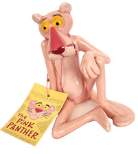 Boneco de cerâmica PINK PANTHER Royal Orleans Geoffrey Japão 1982 pendurar etiqueta 4" de altura comprar usado  Enviando para Brazil