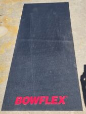 Bowflex Bow Flex Home Gym Machine Mat 36” x 78" Black Rubber Floor Protection for sale  Shipping to South Africa