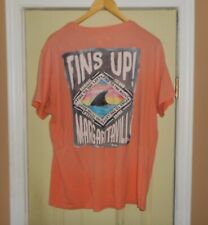 Usado, Camiseta JIMMY BUFFET Margaritaville - Masculina Grande - Barbatanas para cima - Camisa de praia comprar usado  Enviando para Brazil