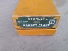 Stanley type rebate for sale  CHESTERFIELD