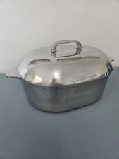 Vtg Medium/ Large  Cast Aluminum FOREVER Roaster Dutch Oven w/ Fleur de Lis Mark for sale  Shipping to South Africa