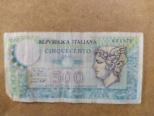 Italienische banknote 500 gebraucht kaufen  Waldbrunn