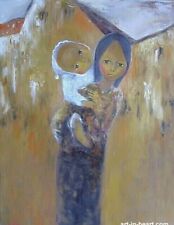 Children Viet nam  Orig oil painting Nguyen Bui Hien b1975 HIFAC 2001 for sale  Shipping to Canada