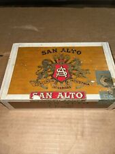 alto san box vintage cigar for sale  Hoffman Estates