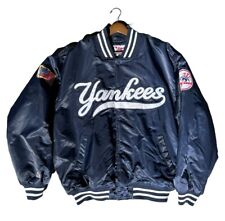 Majestic Chaqueta Bombardero Satén de los Yankees de Nueva York Colección Auténtica Para Hombre Grande, usado segunda mano  Embacar hacia Mexico