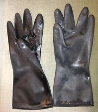 Black rubber gloves for sale  PLYMOUTH