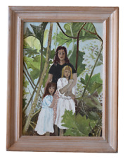 Molly Bullock Original Pintura al Óleo Familia en Castallack Cornualles Arte de Cornualles segunda mano  Embacar hacia Mexico