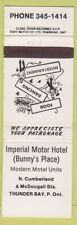 Matchbook cover imperial for sale  USA