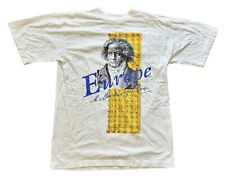 Camiseta Vintage Beethoven Arte Ponto Único Branca Tamanho Grande Rara Europa , usado comprar usado  Enviando para Brazil