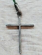 Pendentif Croix Religieux Argent Silver Cross Jesus Christ. 1,6g.  3x2cm., usado comprar usado  Enviando para Brazil