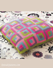Crochet pattern cushion for sale  SALFORD