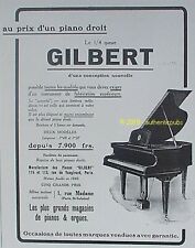 Publicite gilbert piano d'occasion  Cires-lès-Mello