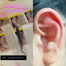 Conjunto de adesivos auriculares fita adesiva transparente magnética de acupressão de orelha de cristal, usado comprar usado  Enviando para Brazil