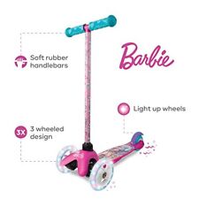 Barbie Kick Scooter con ruedas iluminadas cubierta extra ancha segunda mano  Embacar hacia Argentina