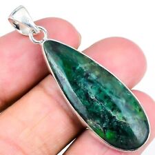 Used, Uvaorite Gemstone 925 Solid Sterling Silver Jewelry Pendant 2.09 for sale  Shipping to South Africa
