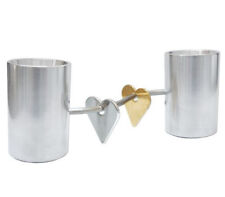 Used, MENU Double Heart Candle Holder Scandinavian Modern - Steel, Gold, Silver for sale  Shipping to South Africa