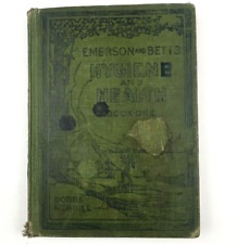 1928 LIBRO ESCOLAR - Higiene y salud: libro uno de Charles P. Emerson de colección segunda mano  Embacar hacia Argentina