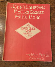 Libro de piano de colección John Thompson curso moderno para piano cuarto grado 1940 segunda mano  Embacar hacia Argentina