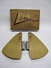 Vintage NOS Stamco Chrome Plated Airstream Wind Deflectors Vent Window Accessory, used for sale  Saginaw