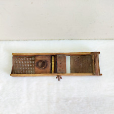 1930s Vintage Wooden Vegetable Grater Kitchenware Decorative Collectible W778 for sale  Shipping to South Africa