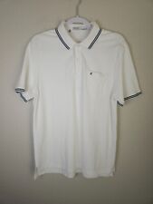 Camisa polo masculina CRIQUET grande branca sólida manga curta clássica bolso golfe polo comprar usado  Enviando para Brazil