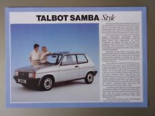 Talbot samba style for sale  Shipping to Ireland