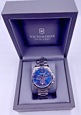 Reloj de cuarzo Victorinox Fieldforce clásico cronógrafo para hombre - azul 42 mm segunda mano  Embacar hacia Argentina