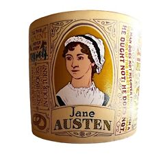 Jane Austin Cup Mug Present of Mind Unemployed Philososphy Guild Literary Coffee for sale  Shipping to South Africa