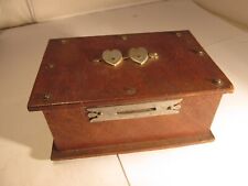Wooden money box for sale  LOCHGILPHEAD
