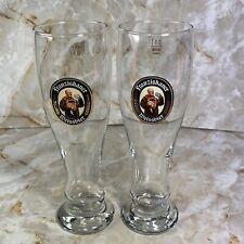 Set of 2:Franziskaner Bavarian German Beer Glasses 0.5 Liter "Weissbier" for sale  Shipping to South Africa