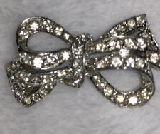 Crystal bow brooch for sale  Fayetteville