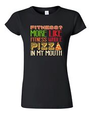 Usado, Junior Fitness? Más Like Fitness Whole Pizza In My Mouth Divertida Camiseta DT segunda mano  Embacar hacia Argentina