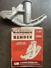 GARDNER No. 930  Conduit Pipe bender - 1/2'' for sale  Shipping to South Africa